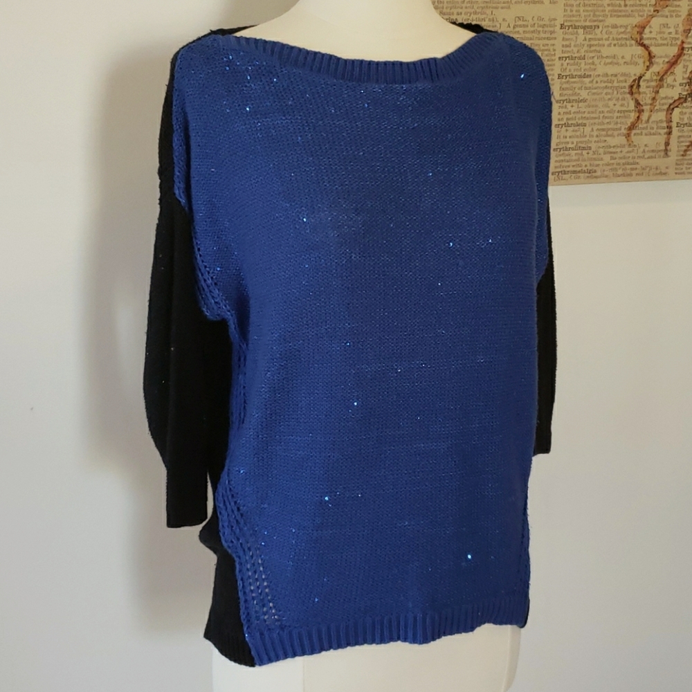 DKNY Jeans Colorblock Sweater, S
